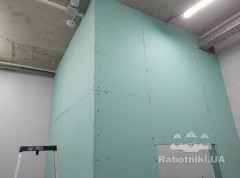 Шпаклювання, 12 м.кв, на понеділок