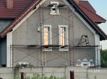 Отделка фасада камнем
