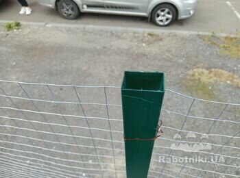 Влаштування освітлення на автостоянці.