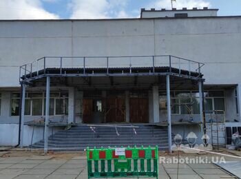 Подшить козырек профлистом
