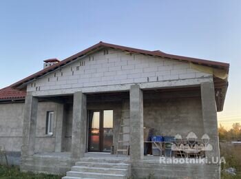 Утепления цоколя ЕППС + армуючий шар 60 кв.м, штукатурка 25 кв. м