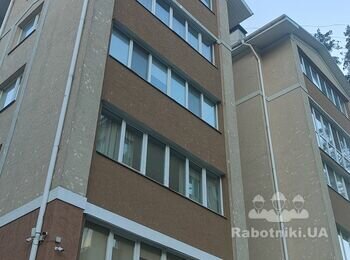 Ремонт фасада.Армировка-короед-покраска с лесов/вышки - 500м2.