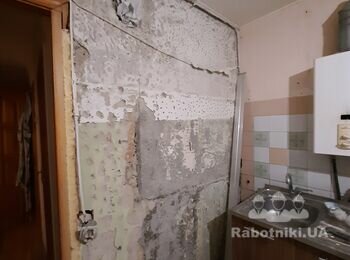Ванна, туалет під ключ, штукатурка стін