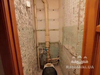 Ванна, туалет під ключ, штукатурка стін