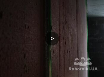 Машинна штукатурка стін євродвушки 48,8м,