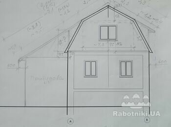 Покрівельні роботи 120m2