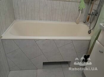 Демонтаж і вивіз чавунної ванни 150х70см