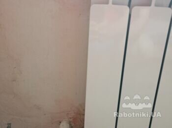 Установка радиатора отопления