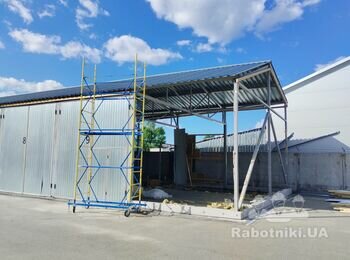 Сборка цеха сварочным методом