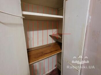 Душова кабіна (демонтаж стіни, сантехнічні роботи, покласти плитку)