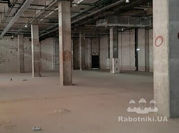 Вирівнювання підлоги (стяжка напівсуха) 1000+ м.кв