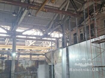 Електомонтажні роботи( влаштування освітлення виробничого цеху)