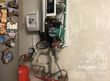 Установка єлектро котла