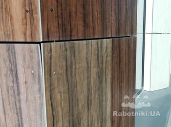 Альпініст для ревізії фасаду з плитки