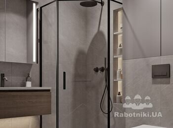 Плиточні роботи в санвузлі