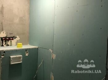 Плиточні роботи в санвузлі
