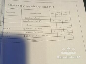 Зварити драбину