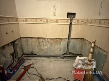 Укладка плитки в ванной