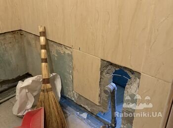 Укладка плитки в ванной