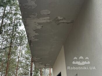 Нанесение барашка на фасад 8кв.
