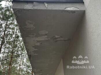 Нанесение барашка на фасад 8кв.
