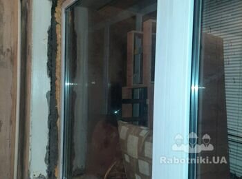 Сделать откос на балконе