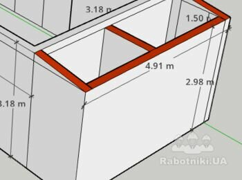 Покласти газобетон 200мм 25м2