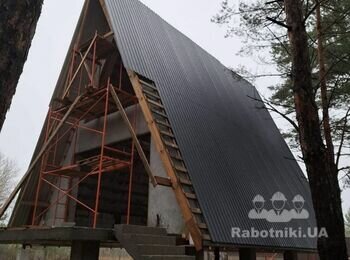 Потрібні майстри для будівництва Мадульного Будиночка А Фрейм