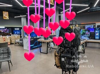 Монтаж в магазине Цитрус
