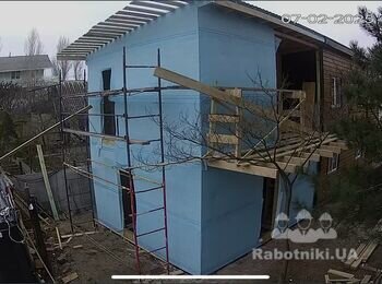 Монтаж металлического сайдинга на каркасный дом