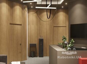 Монтаж панелі двп на стіни 70 м2