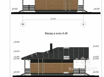 Кладка газоблока,устройство кровли.