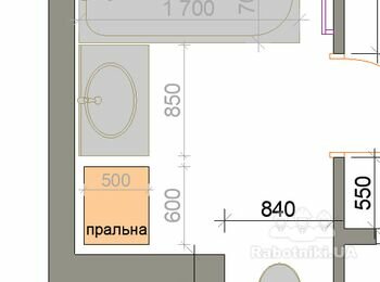 Потрібно укласти плитку в ванній.