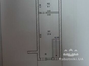 Поточний ремонт приміщення для відвідувачів