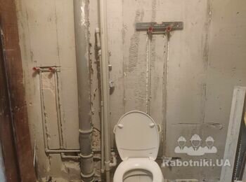Борщагівка плитка, короб під труби, підключення фурнітури санвузла