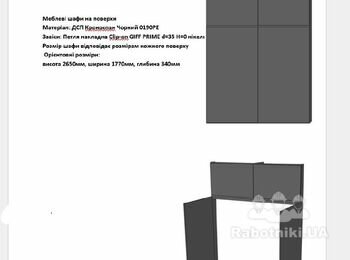 Меблі ніша з дверками (виготовлення та монтаж)