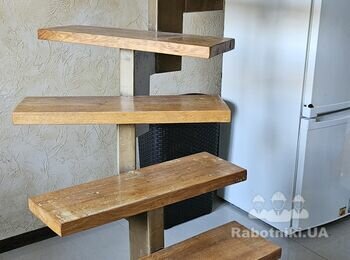 Виготовити і встановити поручень на сходи