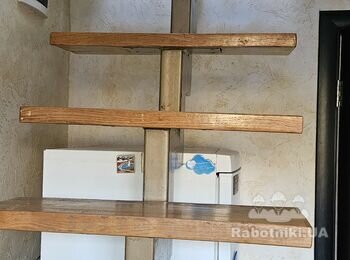 Виготовити і встановити поручень на сходи