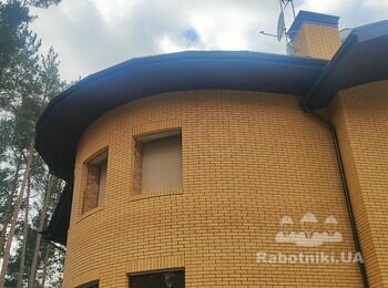 Демонтаж -Монтаж ливневой системы на фасадах