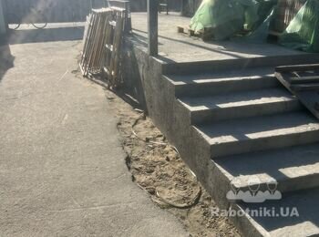 Кладка плитки цоколь