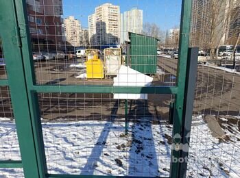 Встановлення кодового замка на металеву хвіртку на автостоянці