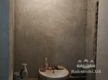 Укладки плитки в душевую и туалет, на пол и стены до потол, около 40м2