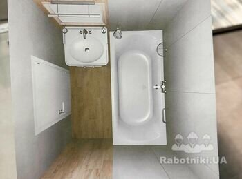 Покласти плитку в санвузлах (1,3 та 2,6м2) Троєщина ,Київ