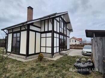 Облаштування будинку сайдингом 150м2