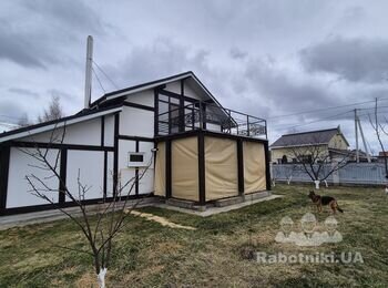 Облаштування будинку сайдингом 150м2