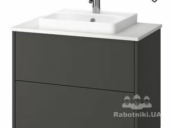 Установка душової кабіни, душової системи, умивальника