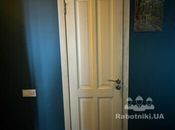 Фарбування між кімнатних дверей