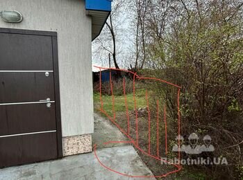 Установка 20 м забору та воріт