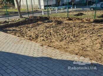 Укладання тротуарної плитки 75м2