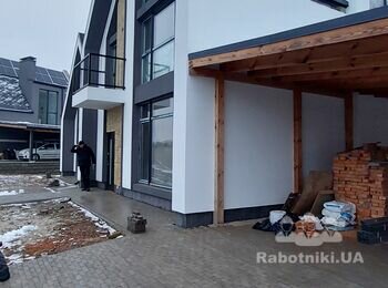 Шпаклевание по холсту 700 м2. Стены и потолки